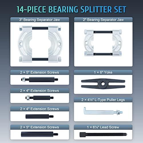 Bearing Puller & Separator Kit - 5 Ton Capacity