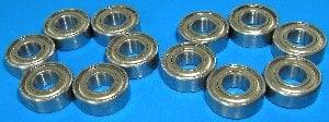 Bearing Set (12) For Traxxas Nitro 4 - TEC