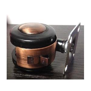 10-Pack Bronze Caster Wheel 2"inch - Metal Plate Brake Caster - 75lb. Load Rating-
