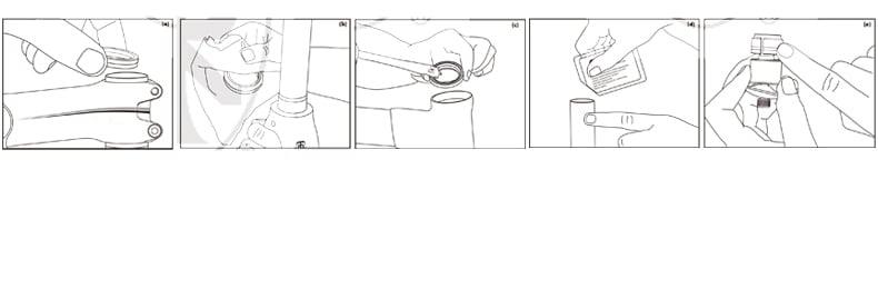 Double Sealed Bicycle Headset Bearing 40x51x6.5mm , 36/36 Degree