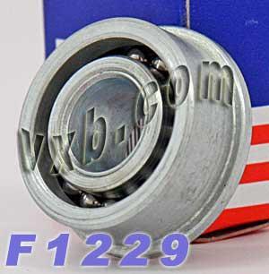F1229 Flanged Bearing - Full Complement - 3/8" x 29/32" x 7/16"
