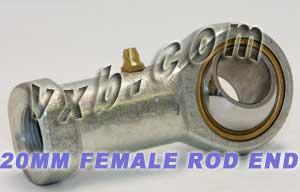 Female Rod End 20mm PHS20L Left hand Bearing Joint