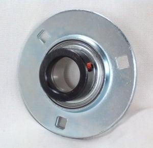 FHPFZ207-35mm Flange Pressed Steel 3 Bolt 35mm Bearing