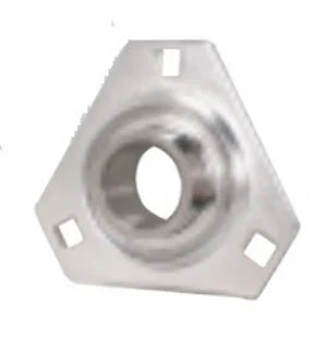 FHSPFTZ206-18 Bride Triangle 3 Boulons 1-1/8" Roulement