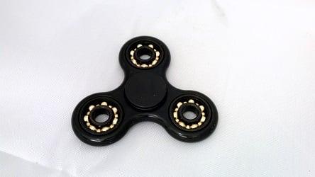 Fidget Hand Spinner : Center full Ceramic ZrO2 Bearing : 3 outer Bronze Bearing 42Q