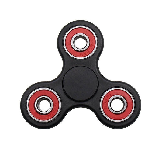 Fidget Hand Spinner - Center Ceramic Bearing, 3 outer red Bearing 42Q