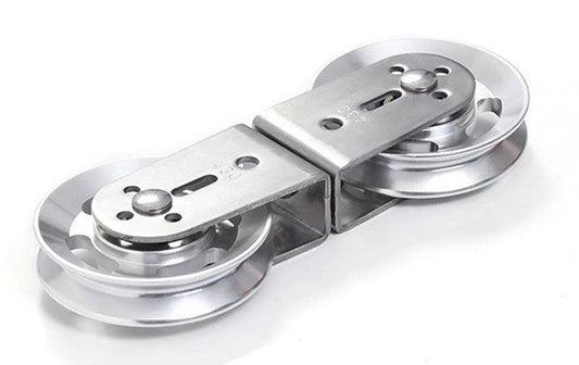 Fitness Double Pulley for DIY Home Gym Cable Machine Double Wheel Bearing Pulley 12x88x15mm