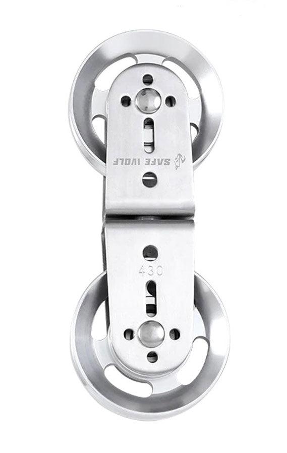 Fitness Double Pulley for DIY Home Gym Cable Machine Double Wheel Bearing Pulley 12x88x15mm