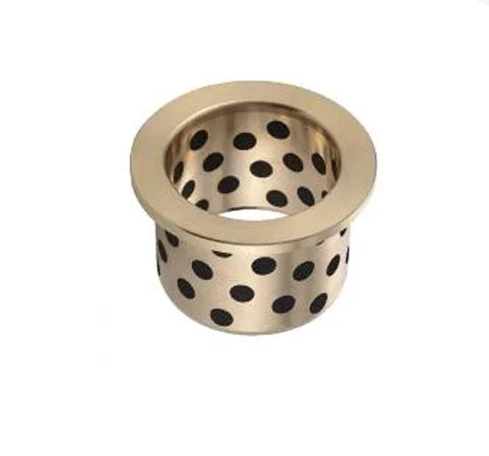 Flanged Bronze Graphite Bushing 8x12x8mm self lubricating Sleeve Bearing