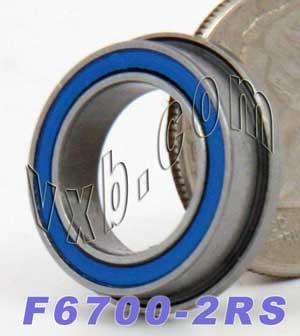 Kolkie cienkie, szczupłe łożysko F6700-2RS 10x15x4mm