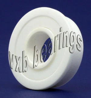 ตลับลูกปืนเซรามิกเต็มรูปแบบ FR4-2RS ขอบปีก 1/4" x 5/8" x 0.196" ZrO2