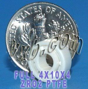 Vòng bi gốm toàn phần 4x10mm ZrO2 4x10x4mm