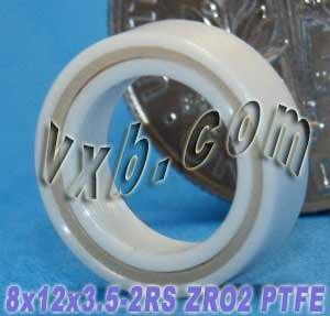 Full gốm MR128-2RS Bóng thu nhỏ được niêm phong 8x12x3.5 ZRO2