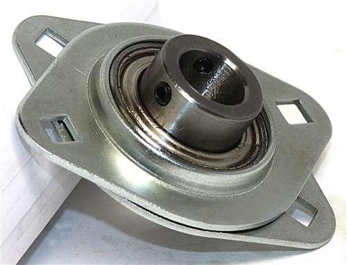 FYH Bearing SBPFL202 15mm Stamped oval 2-Bolt Flanged Mounted Bearing