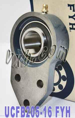 FYH Bearing UCFB205-16 1 Three bolt Flanged Mounted Bearing