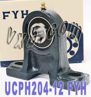 FYH Bearing UCPH204-12 3/4 Pillow Block Mounted Bearing