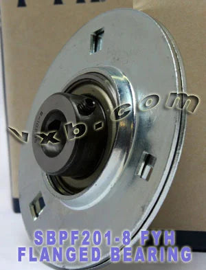 FYH SBPF201-8 1/2 Stamped round 3-Bolt Flanged Mounted Bearing