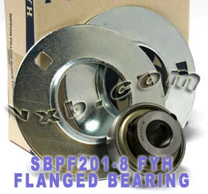 FYH SBPF201-8 1/2 Stamped round 3-Bolt Flanged Mounted Bearing