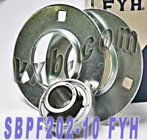 FYH SBPF202-10 5/8 Stamped round 3-Bolt Flanged Mounted Bearing