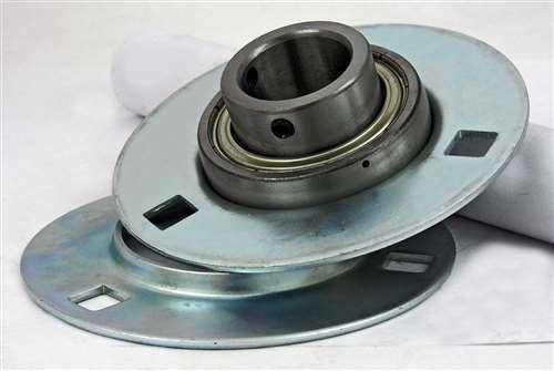FYH SBPF207-22 Pressed Steel Housing Bearing 3-Bolt Flanged Mounted