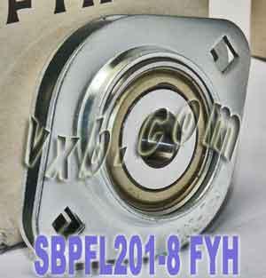 FYH SBPFL201-8 1/2 Stamped oval 2-Bolt Flanged Mounted Bearing