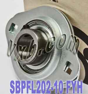 FYH SBPFL202-10 5/8 Stamped oval 2-Bolt Flanged Mounted Bearing