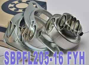 FYH SBPFL205-16 1 Stamped oval 2-Bolt Flanged Mounted Bearing