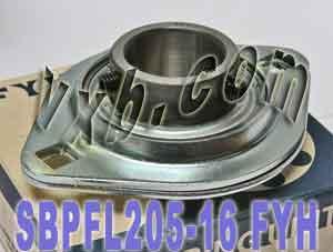 FYH SBPFL205-16 1 Stamped oval 2-Bolt Flanged Mounted Bearing