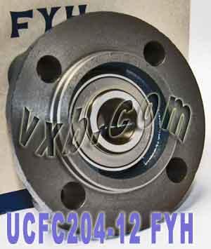 FYH UCFC-204-12 3/4 Round Flanged Bearing Mounted Bearing
