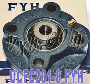 FYH UCFC201-8 1/2 Round Flanged Bearing Mounted Bearing