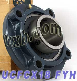 FYH UCFCX18 90mm Round Flanged Bearing Mounted Bearing