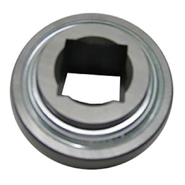 GW208PP17 Agriculture Heavy Duty Disc Harrow Bearing, 1-1/8" Square Bore, Non-Relubricable, Two Triple Lip Seals