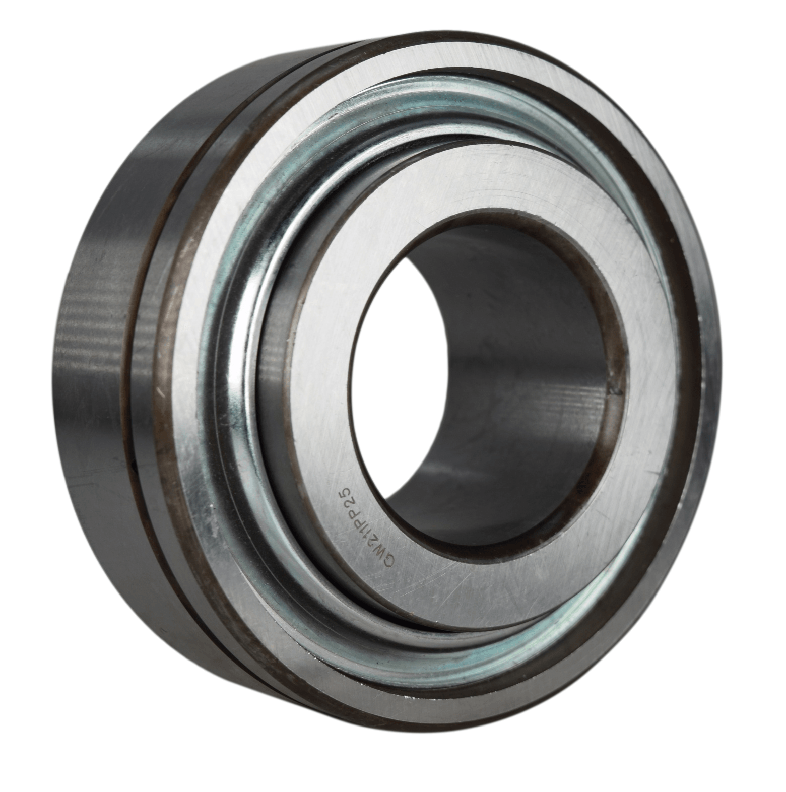 GW211PP25 Agricultural Bearing, Round Bore 1.78" x 100mm OD
