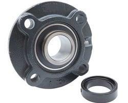 HCFC201-8 Flange Cartridge Bearing Unit 1/2" Bore Mounted Bearing - Eccentric Collar Lock