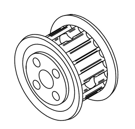 high torque timing pulley 3GT