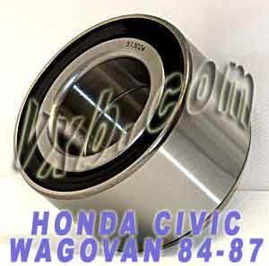 Honda Civic Wagovan Auto/Car Wheel Ball Bearing 1984-1987 Bearing