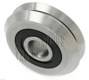 Hybrid Ceramic RM2-2RS 3/8" Si3N4 V-Groove Guide Bearing W2-2RS