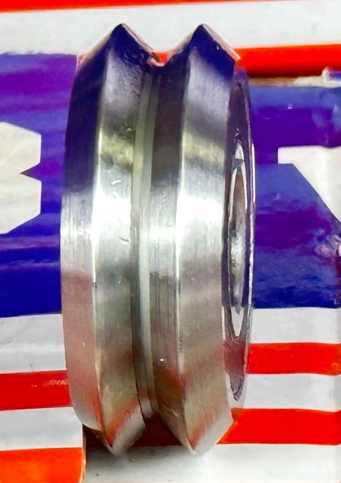 Hybrid Ceramic RM2-2RS 3/8 V-Groove Guide ZrO2 Bearing W2-2RS