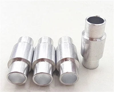 8-Pack Stainless Steel Skateboard Bearing + 4 Rigid Spacers