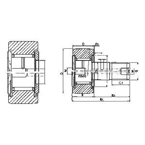 KR12 12mm Cam Follower Needle Roller Bearing