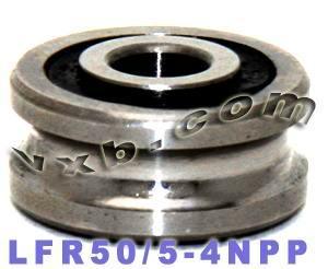 LFR50/5-4NPP 5 มม. id x 4mm U-groove แทร็กลูกกลิ้งลูกปืน