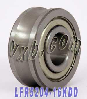 LFR5204-16KDD 20mm ID x 16mm U-Groove Track Roller Bearing Track