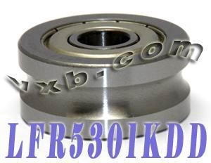 LFR5301KDD-10 12x42x19mm U-Grove Track Track Puro theo dõi vòng bi