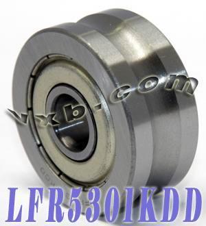 LFR5301KDD-10 12x42x19mm U-Grove Track Track Puro theo dõi vòng bi