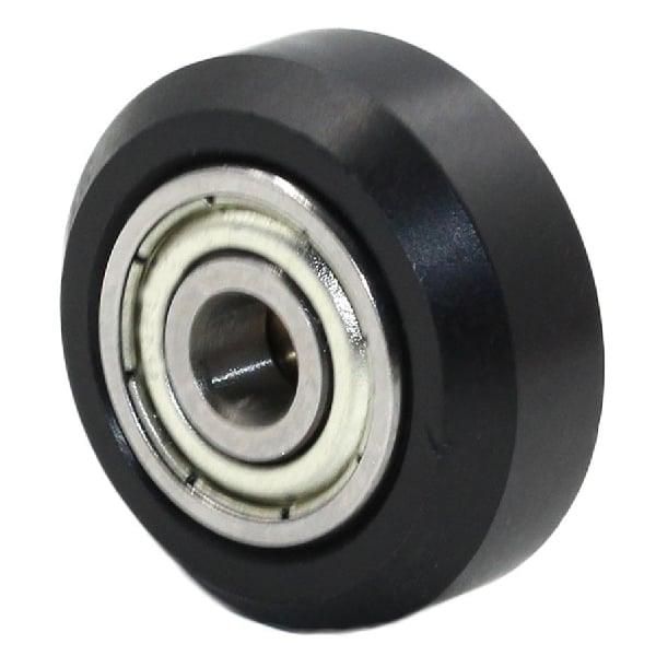 Linear Motion Guide Way 5x15.4x9mm Track Roller Bearing POM Tire