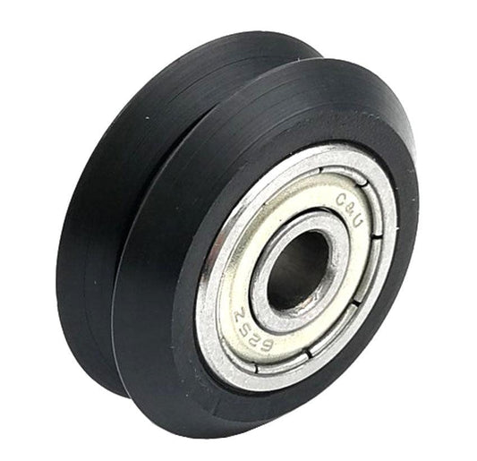 Linear Motion Guide Way 6x24.5x10mm V Groove Track Roller Bearing - Tire