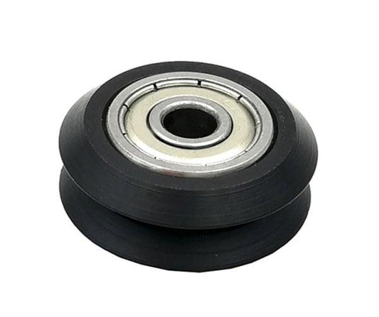 Linear Motion Guide Way 8x24.5x10mm V Groove OPEN Bearing - Tire