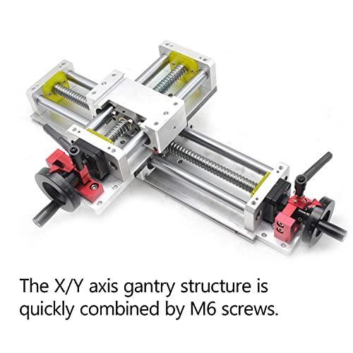 Linear Stage Actuator 300mm Ballscrew 1605 Optical Axis Linear Rail Guide Manual Slide Stage C7 - Ruler for DIY CNC Router Controller 4-Axis Stage