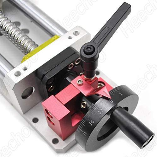 Linear Stage Actuator 300mm Ballscrew 1605 Optical Axis Linear Rail Guide Manual Slide Stage C7 - Ruler for DIY CNC Router Controller 4-Axis Stage