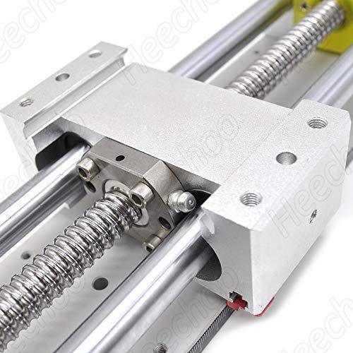 Linear Stage Actuator 400mm Ballscrew 1605 Optical Axis Linear Rail Guide Manual Slide Stage C7 - Ruler for DIY CNC Router Controller XYZ-Axis Stage